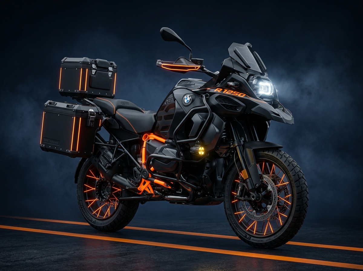 BMW R 1250 GS Adventure Triple Black foto 1
